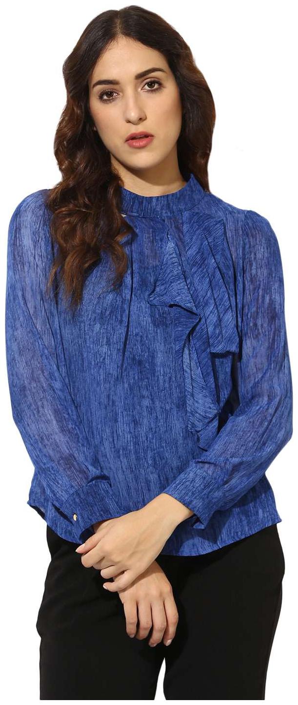

Soie Women s Printed High NeckTop