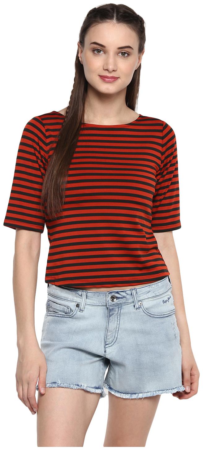 

Soie Women Striped Regular top - Multi