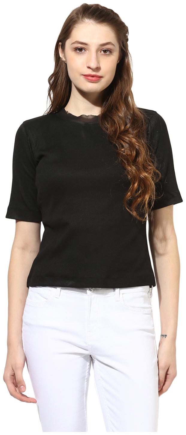 

Soie Women s Self Design Casual Top