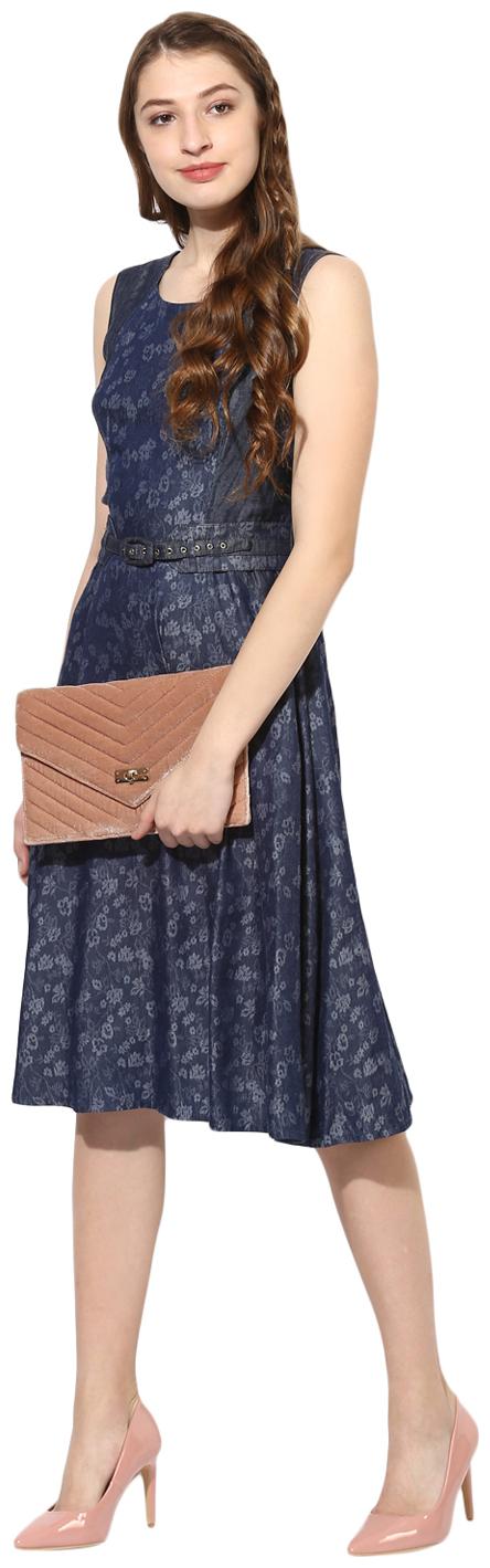 

Soie Women s A-Line Printed Dress