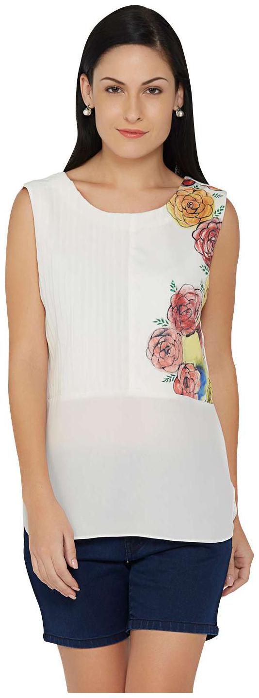 

Soie Women Printed A-line top - Multi