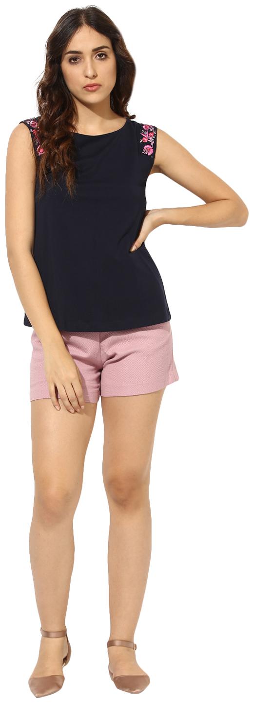 

Soie Women Solid Regular top - Blue