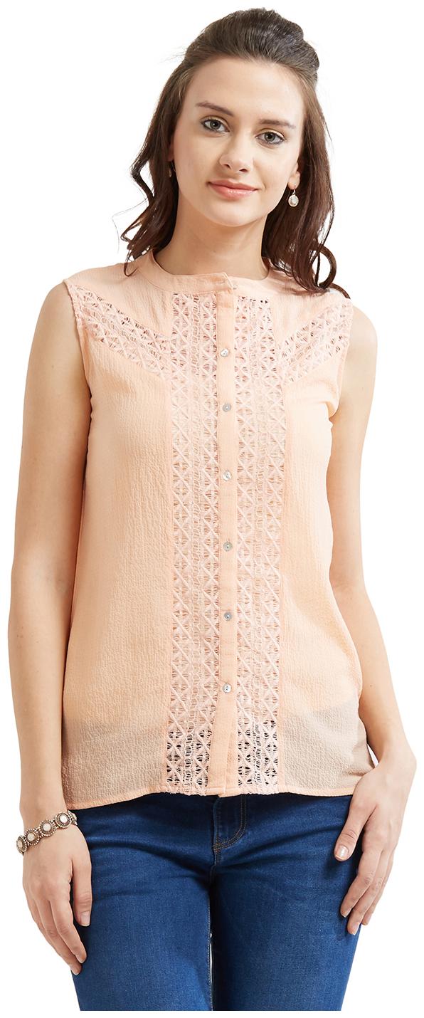 

Soie Women s Printed High NeckTop