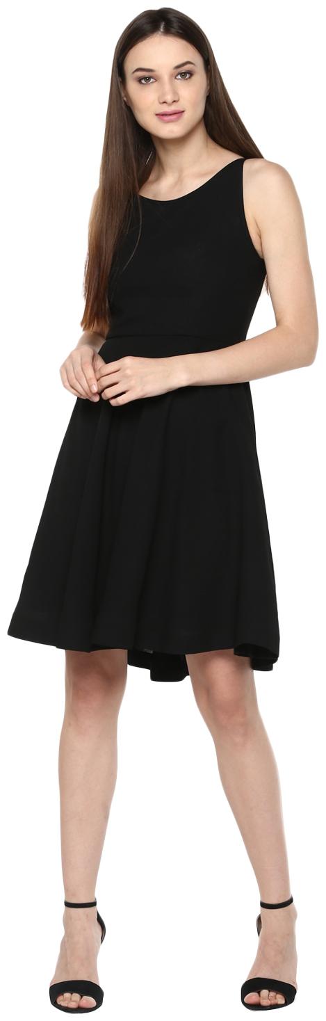 

Soie Women s Black causal Dress