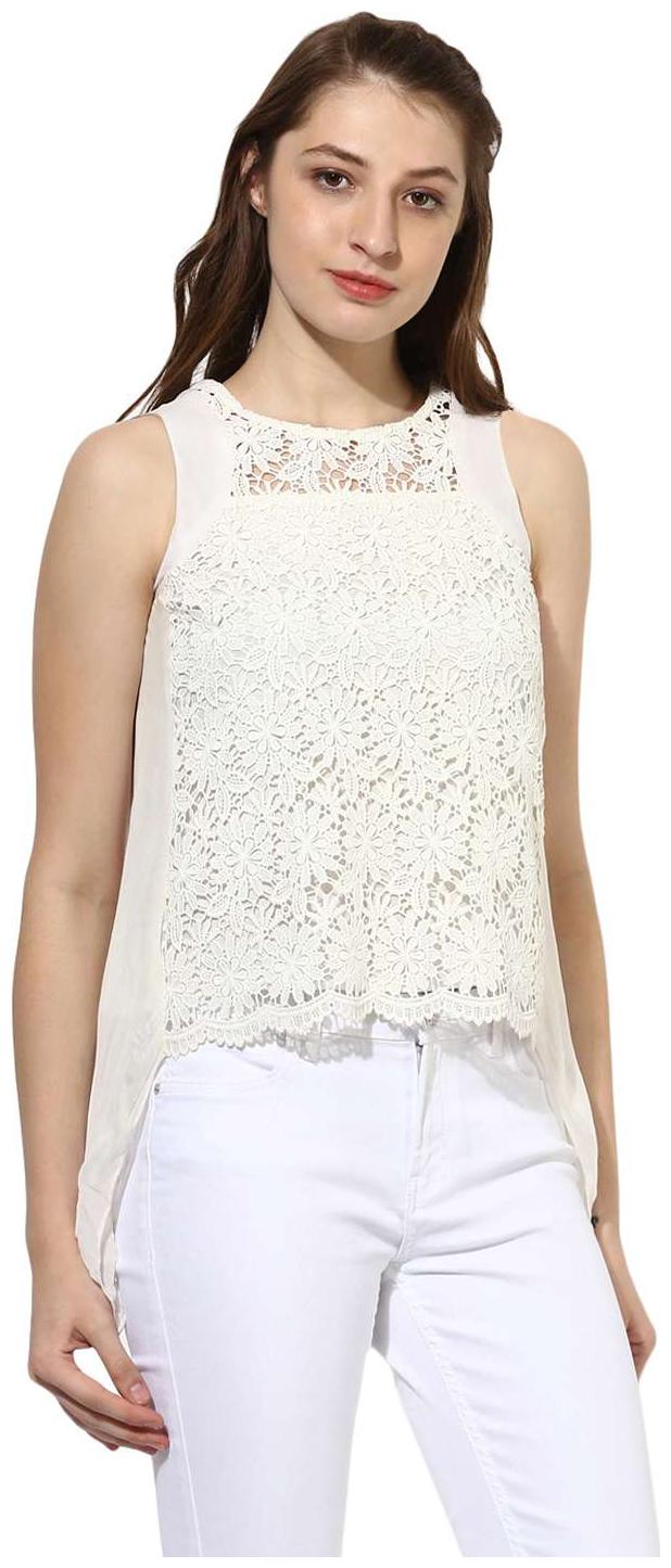 

Soie Women s Solid Round NeckTop