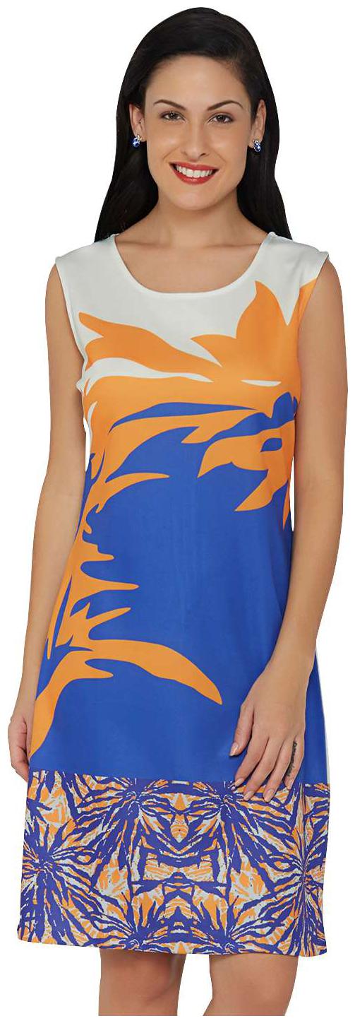 

Soie Multi Printed A-line dress
