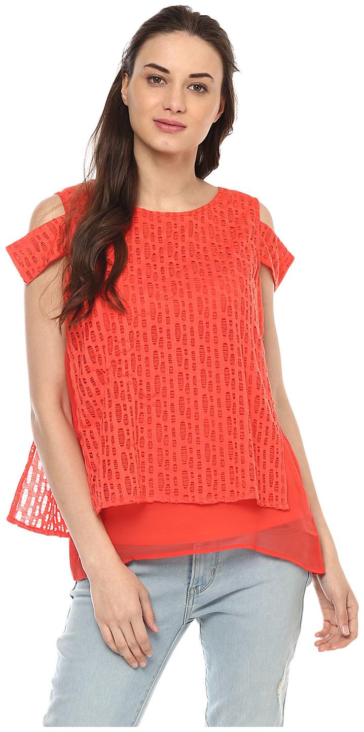 

Soie Women s Cold Shoulder Top