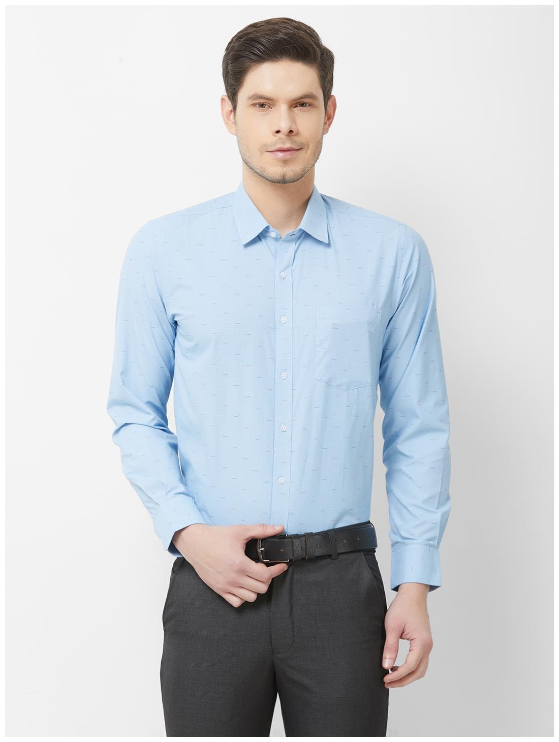 

Solemio Men Regular fit Formal Shirt - Blue