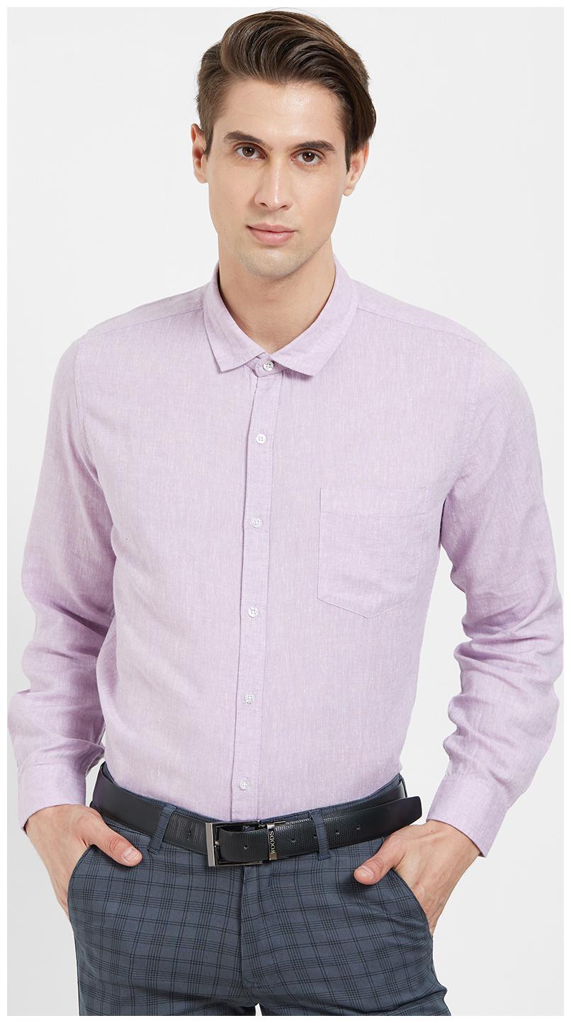 

SOLEMIO Men Regular fit Formal Shirt - Purple