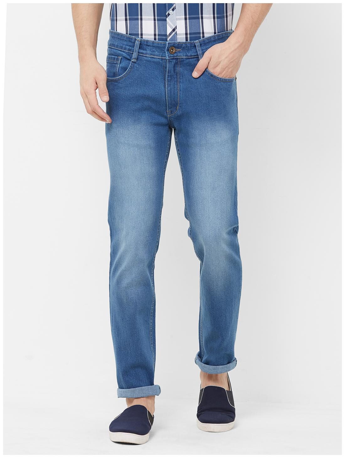 

Solemio Men Blue Slim Fit Jeans