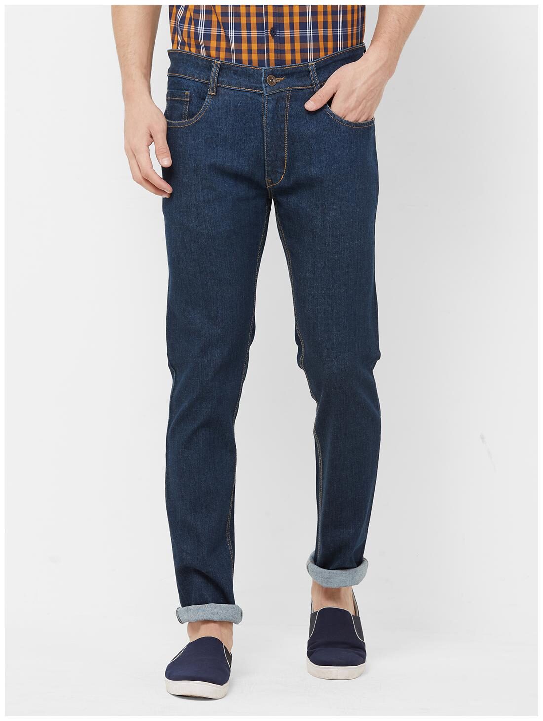 

Solemio Men Blue Slim Fit Jeans