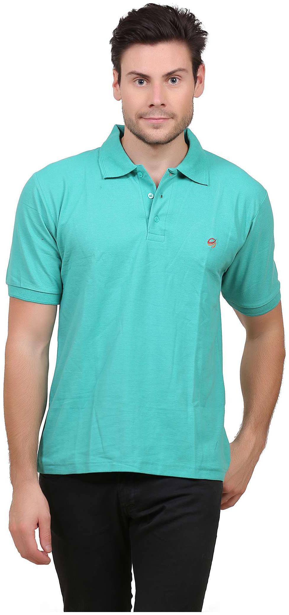 

ZEOLIX Men Blue Regular fit Cotton Polo collar T-Shirt - Pack Of 1