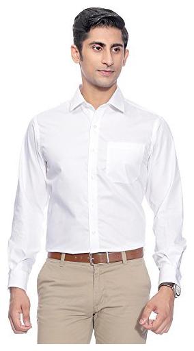 

SOMET Men Regular fit Formal Shirt - White