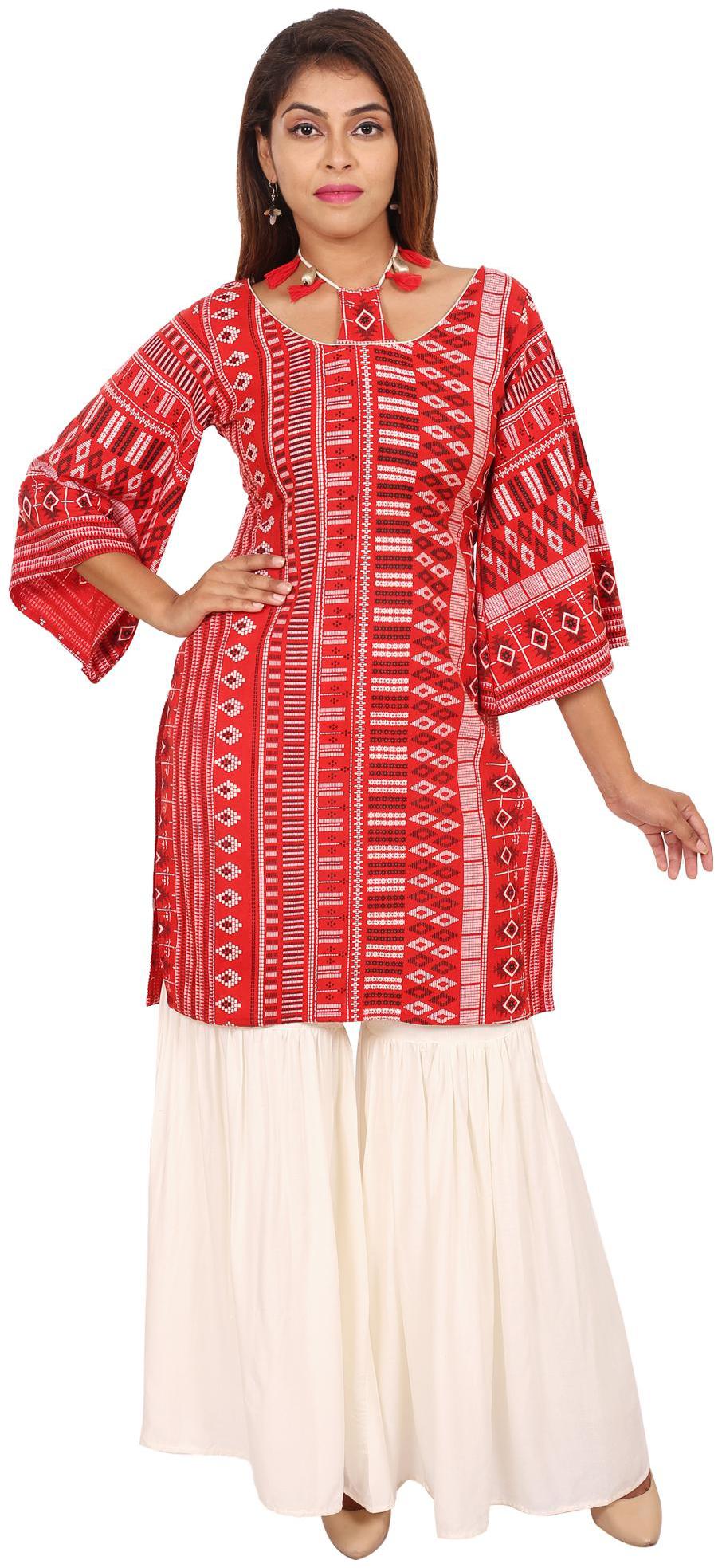 

Sooma Cotton Slub Sharara Set00006 XL