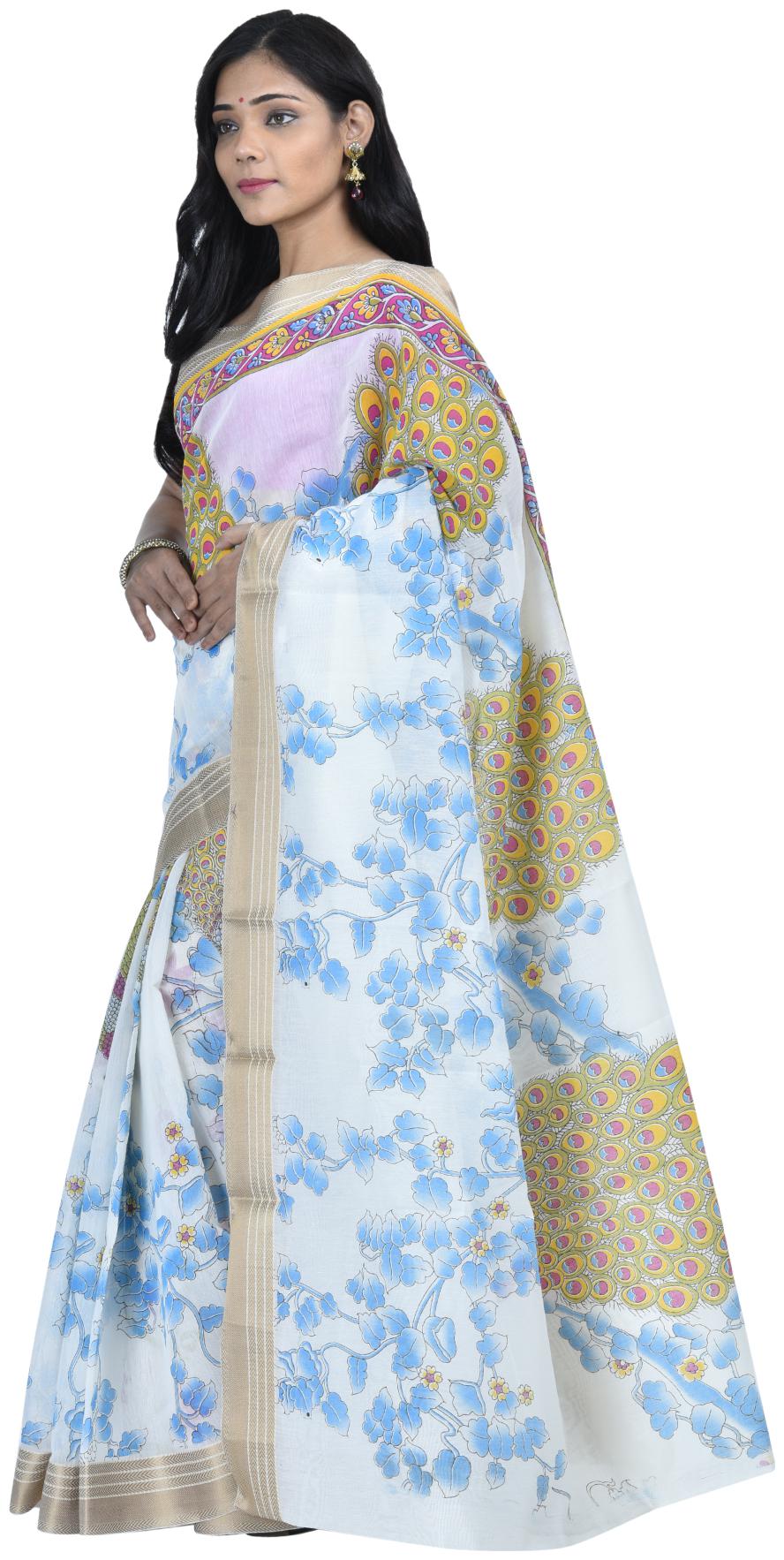 

South India Shopping Mall Cotton Sarees Multi
