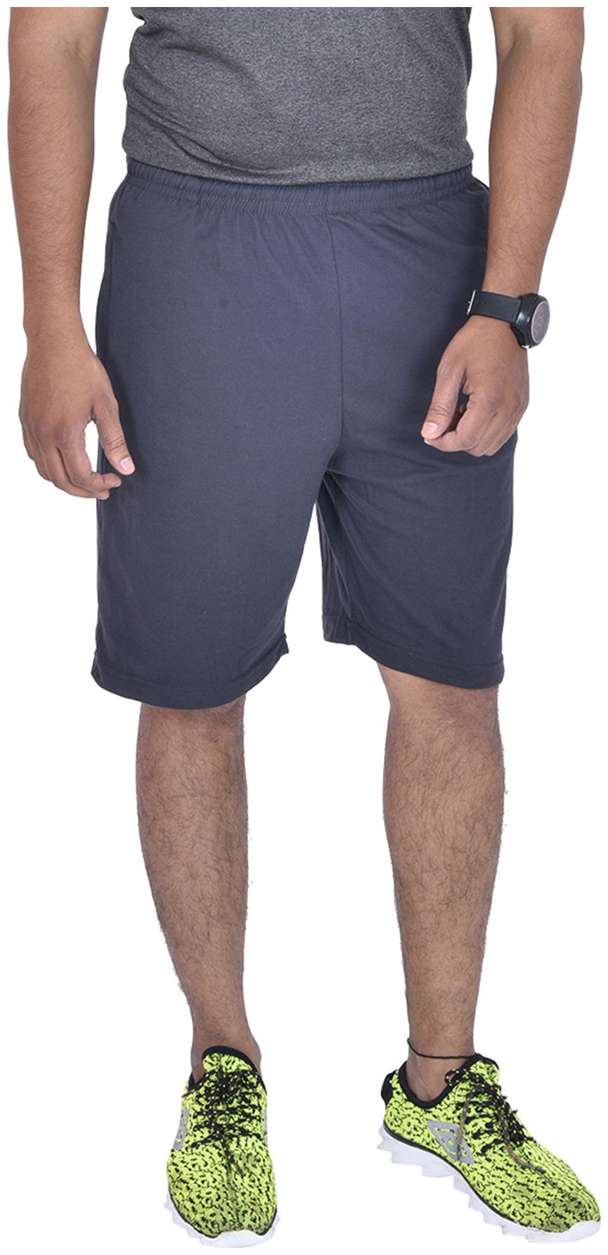 

South India Shopping Mall Men Grey Slim Fit Regular Shorts