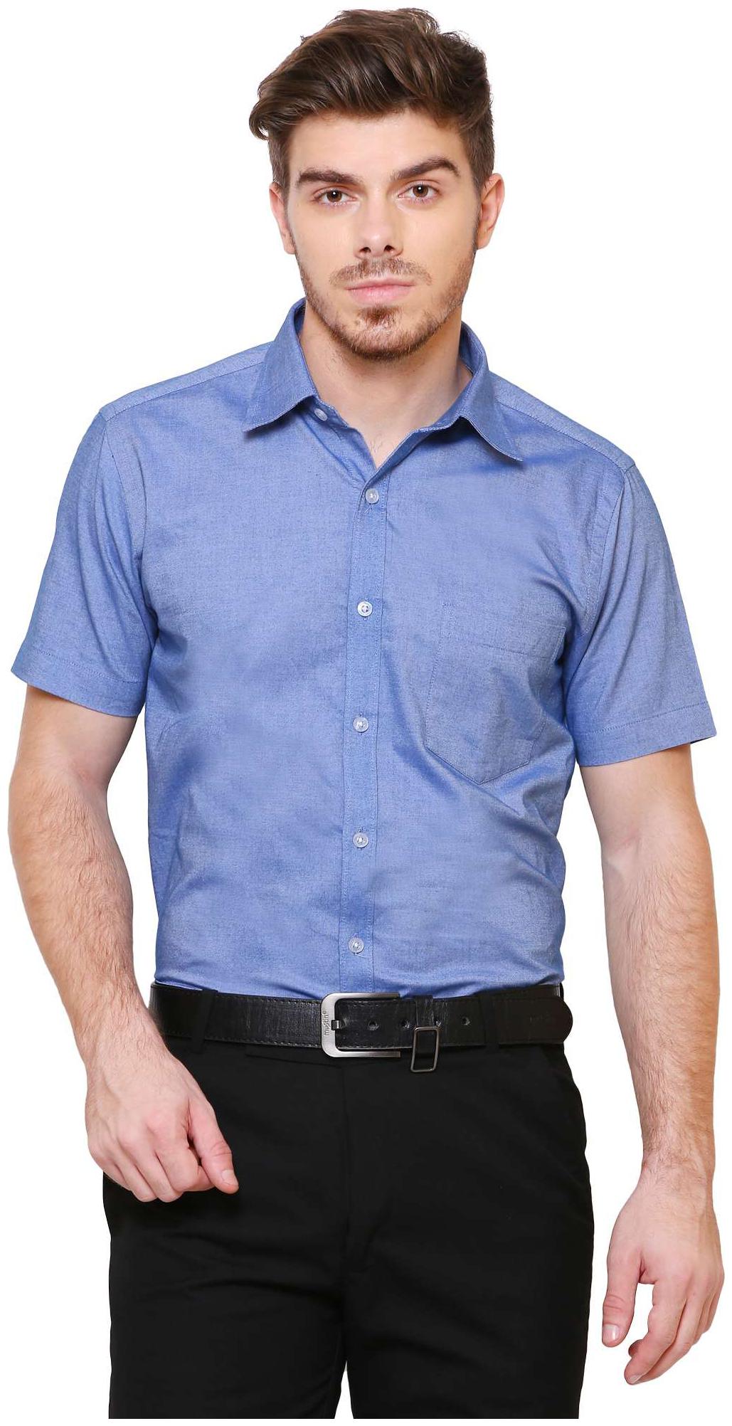 

Southbay Men Super slim fit Formal Shirt - Blue