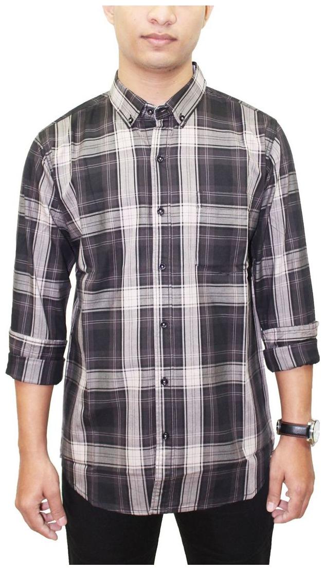 

South Bay Men Beige Checked Regular Fit Casual Shirt