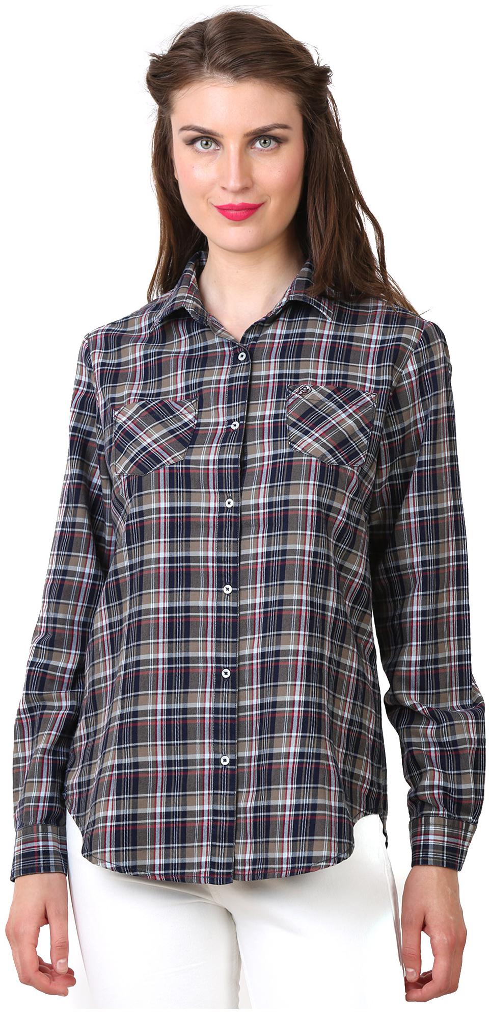

Speak Women Multi Checked Regular Fit Shirt
