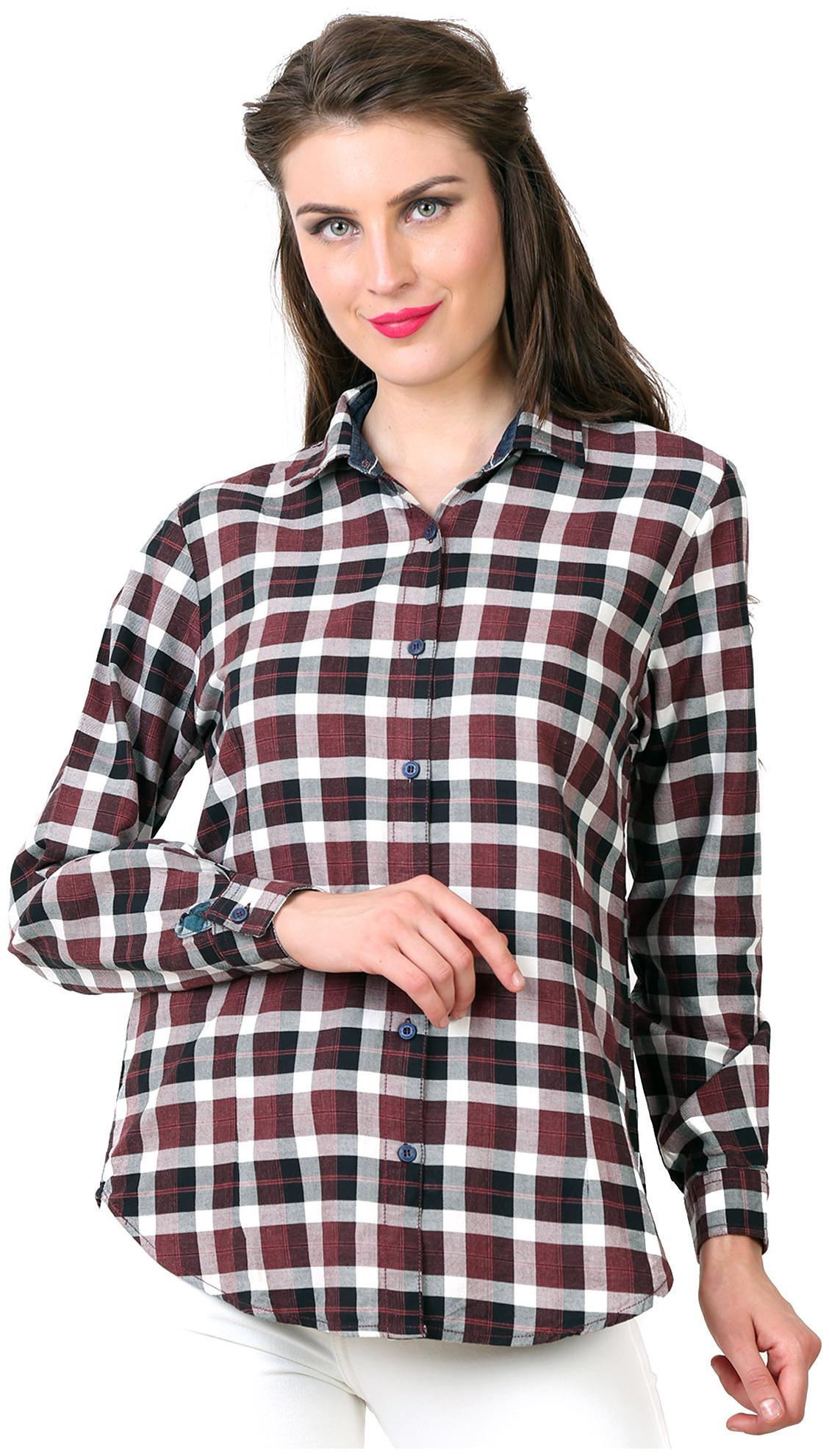 

Speak Women Multi Checked Regular Fit Shirt