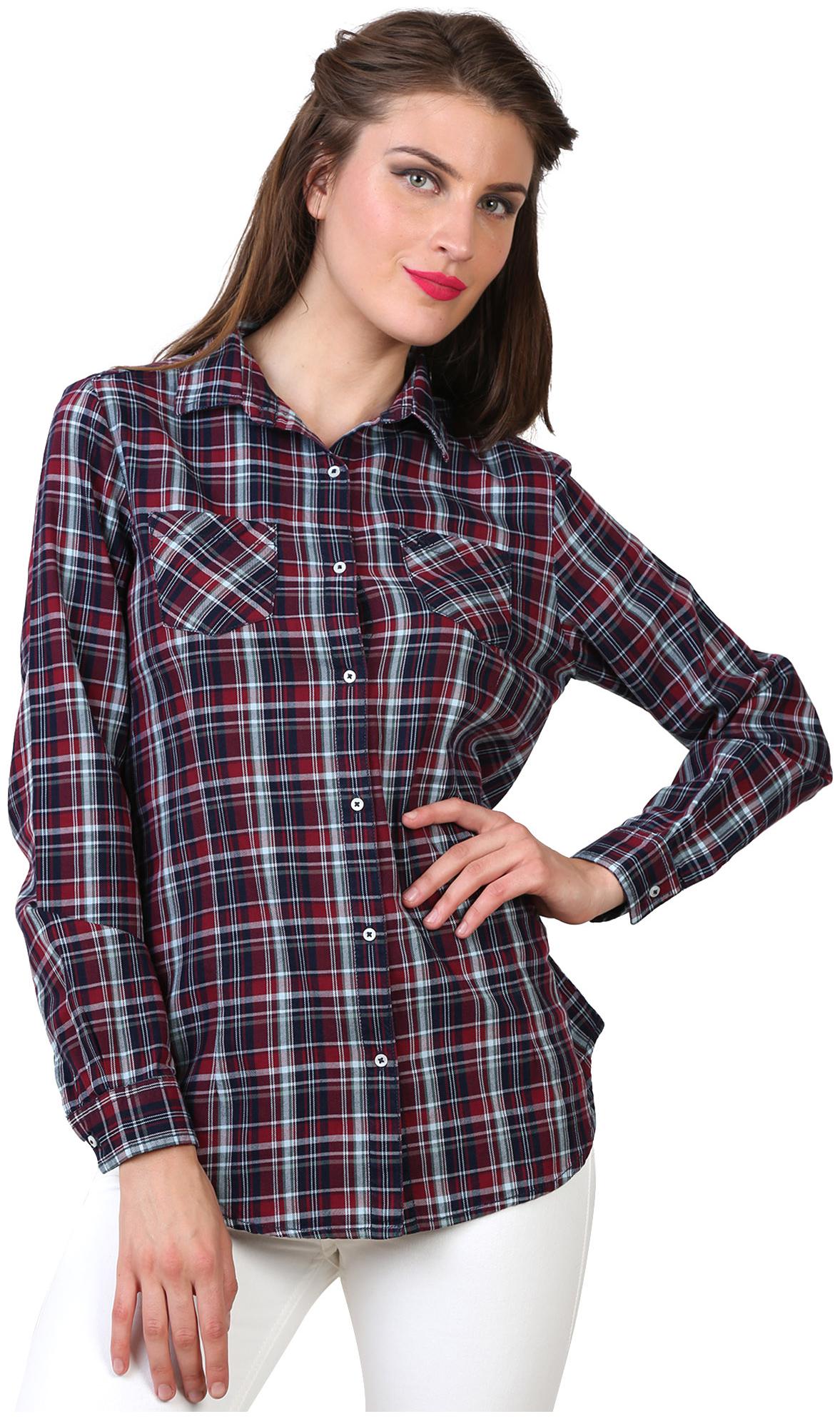 

Speak Women Multi Checked Regular Fit Shirt