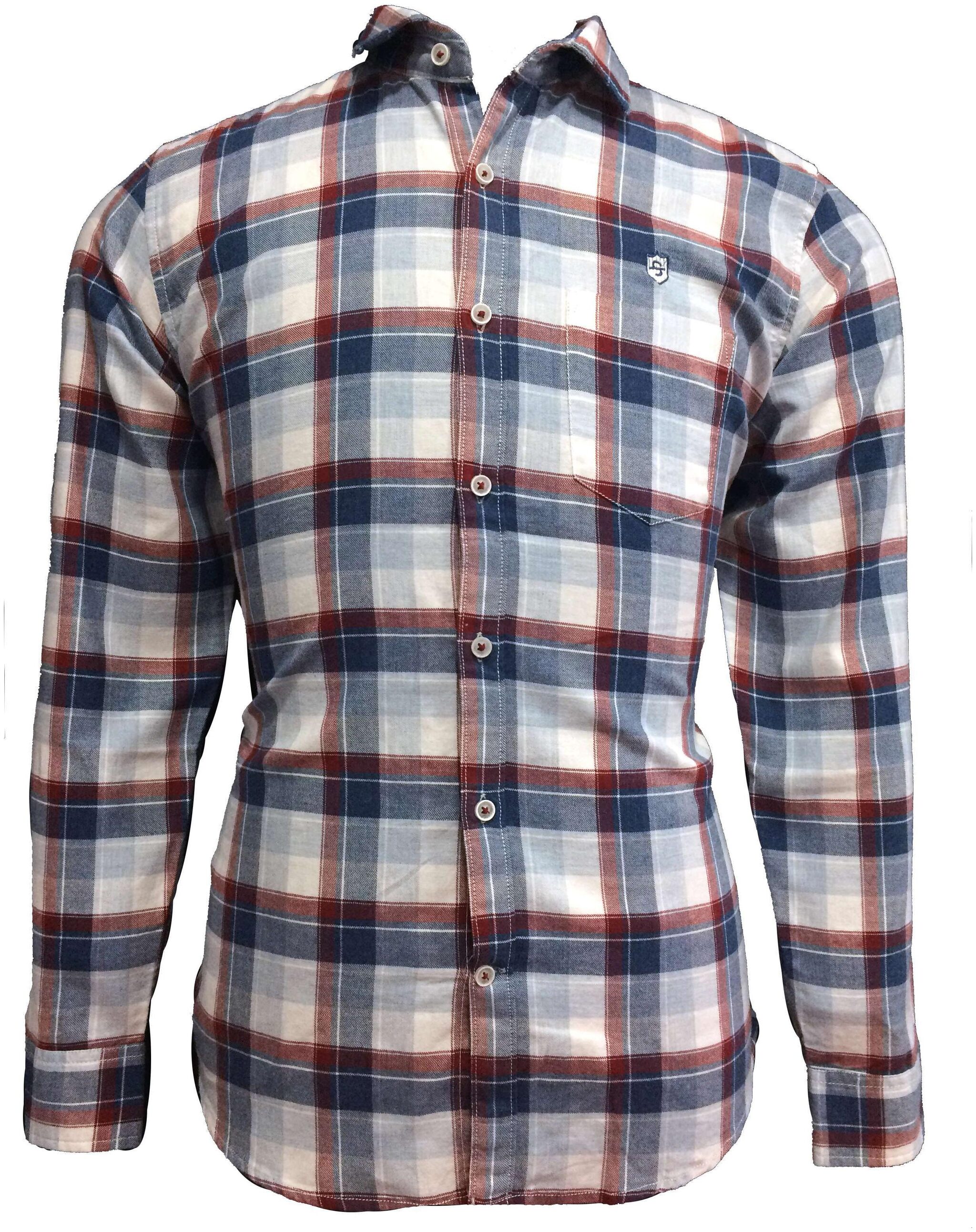

Speak Men Blue Checked Slim Fit Casual Shirt