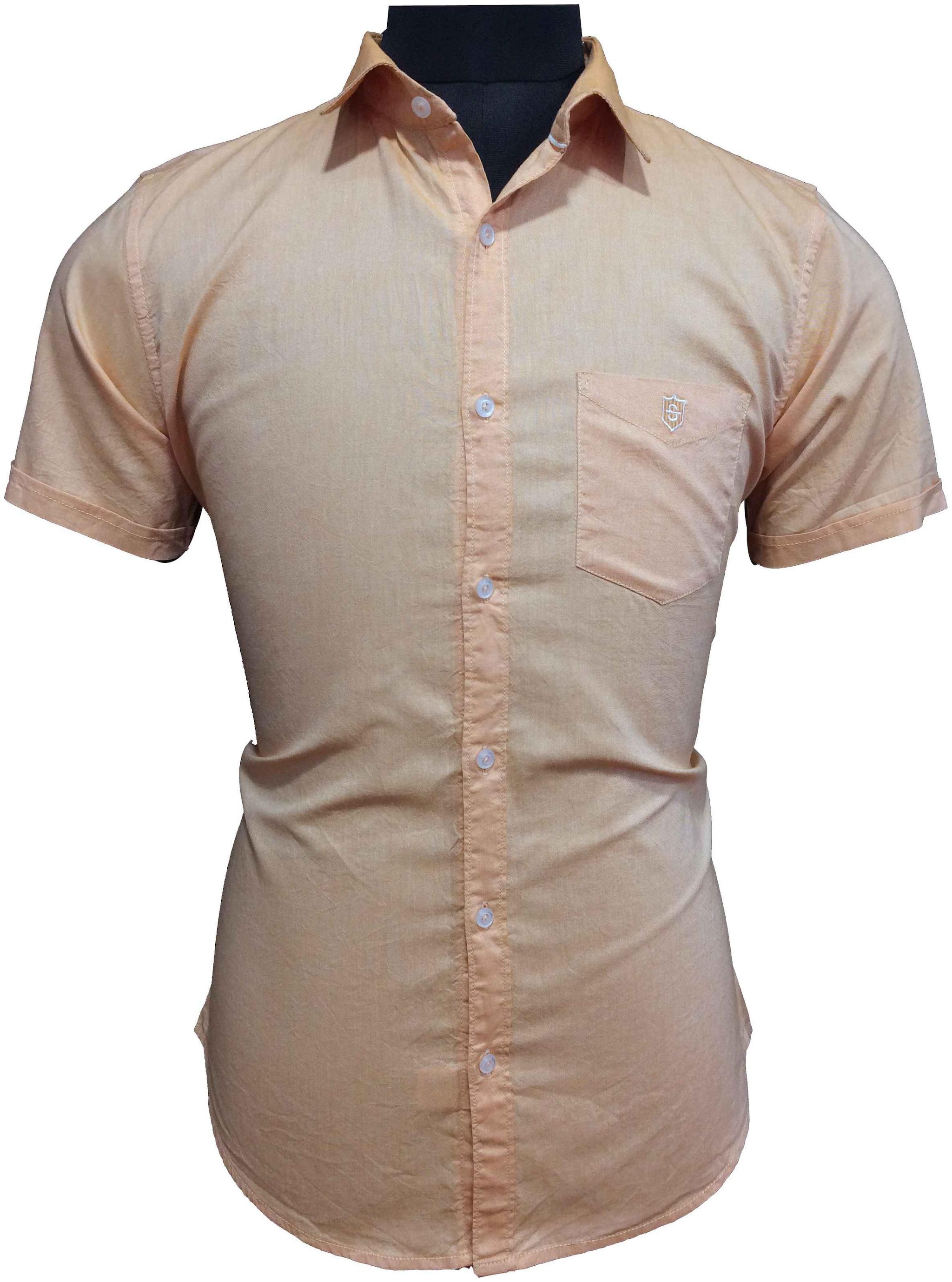 

Speak Men Pink Solid Slim Fit Casual Shirt