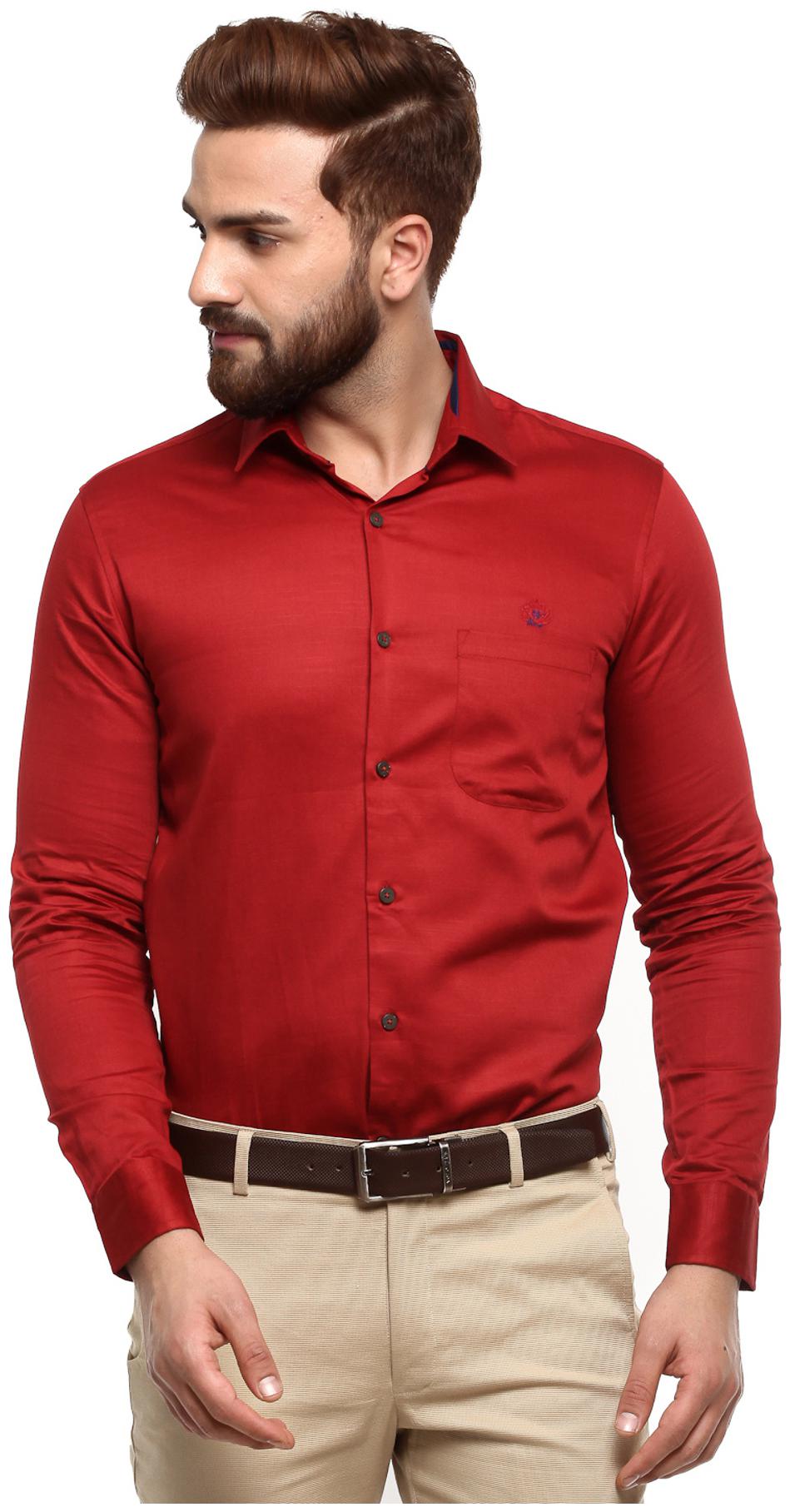 

Speak Men Slim fit Formal Shirt - Red
