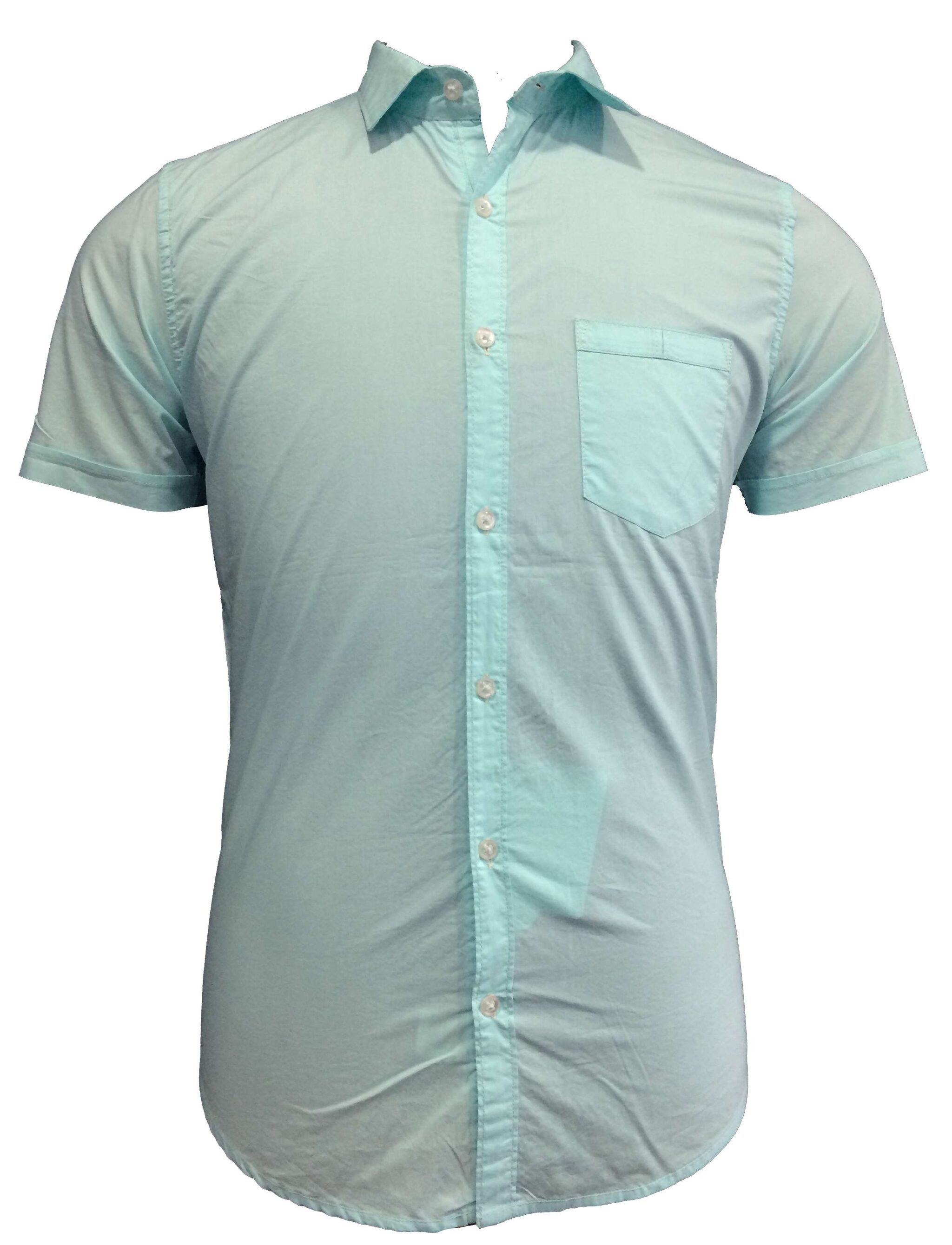 

Speak Men Blue Solid Slim Fit Casual Shirt