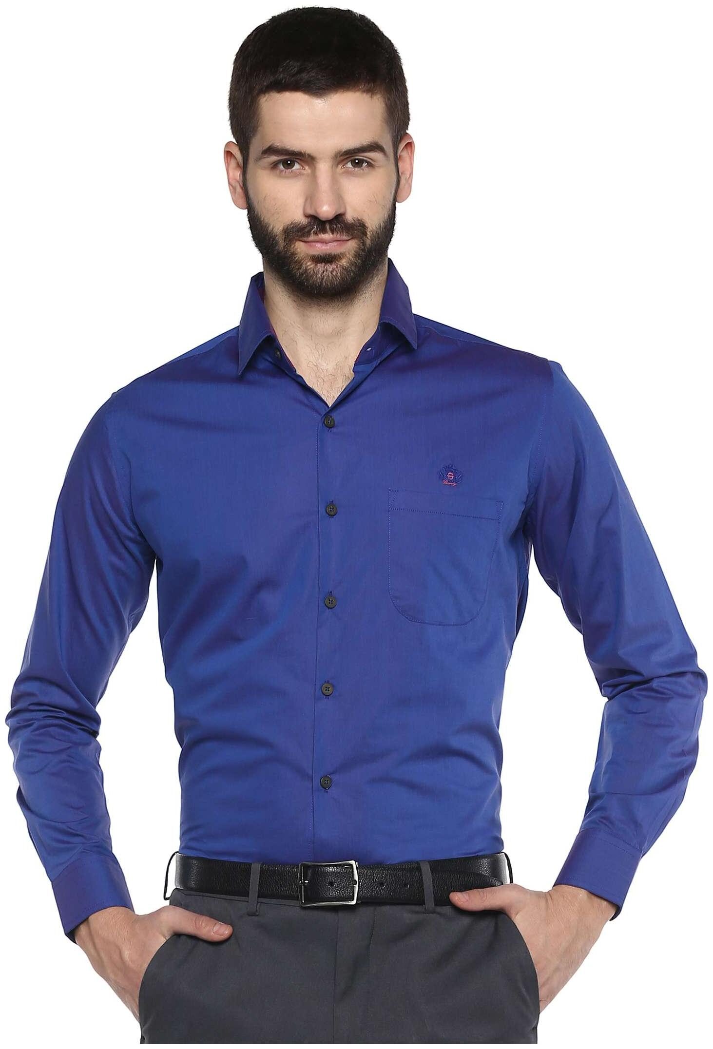 

Speak Men Slim fit Formal Shirt - Blue