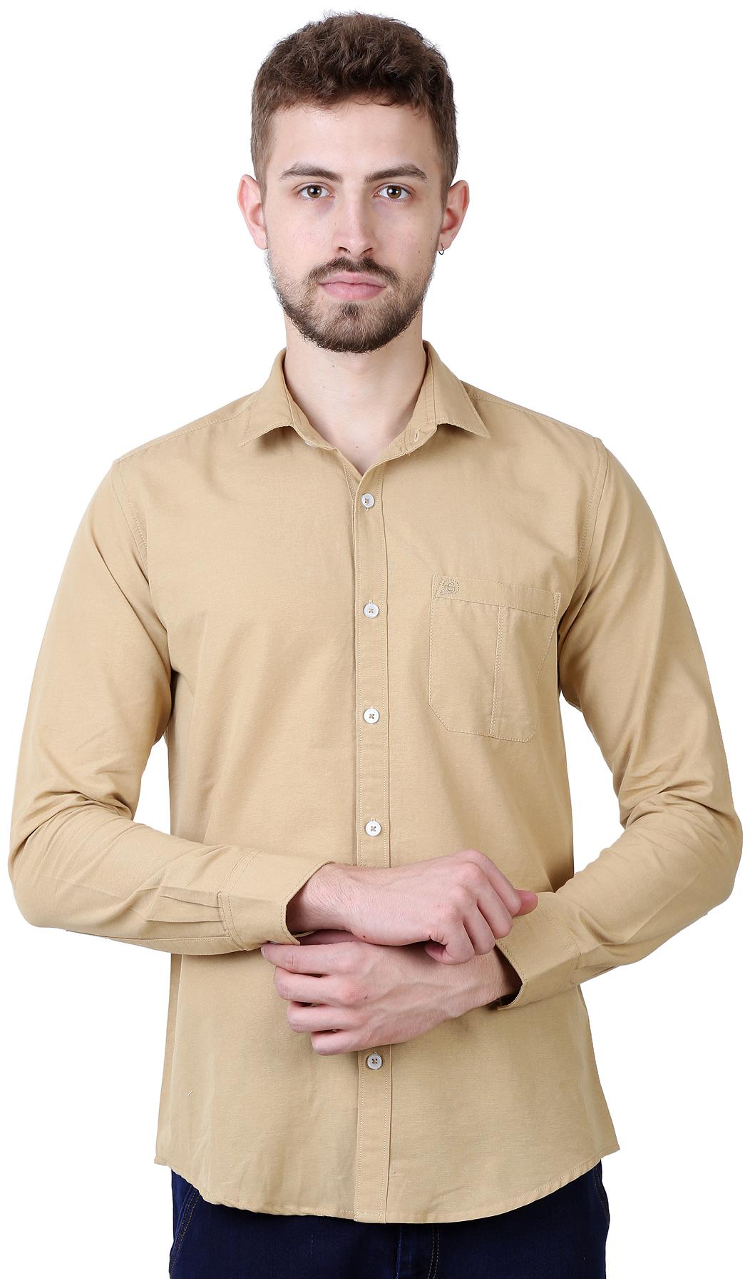 

Speak Men Brown Solid Slim Fit Casual Shirt