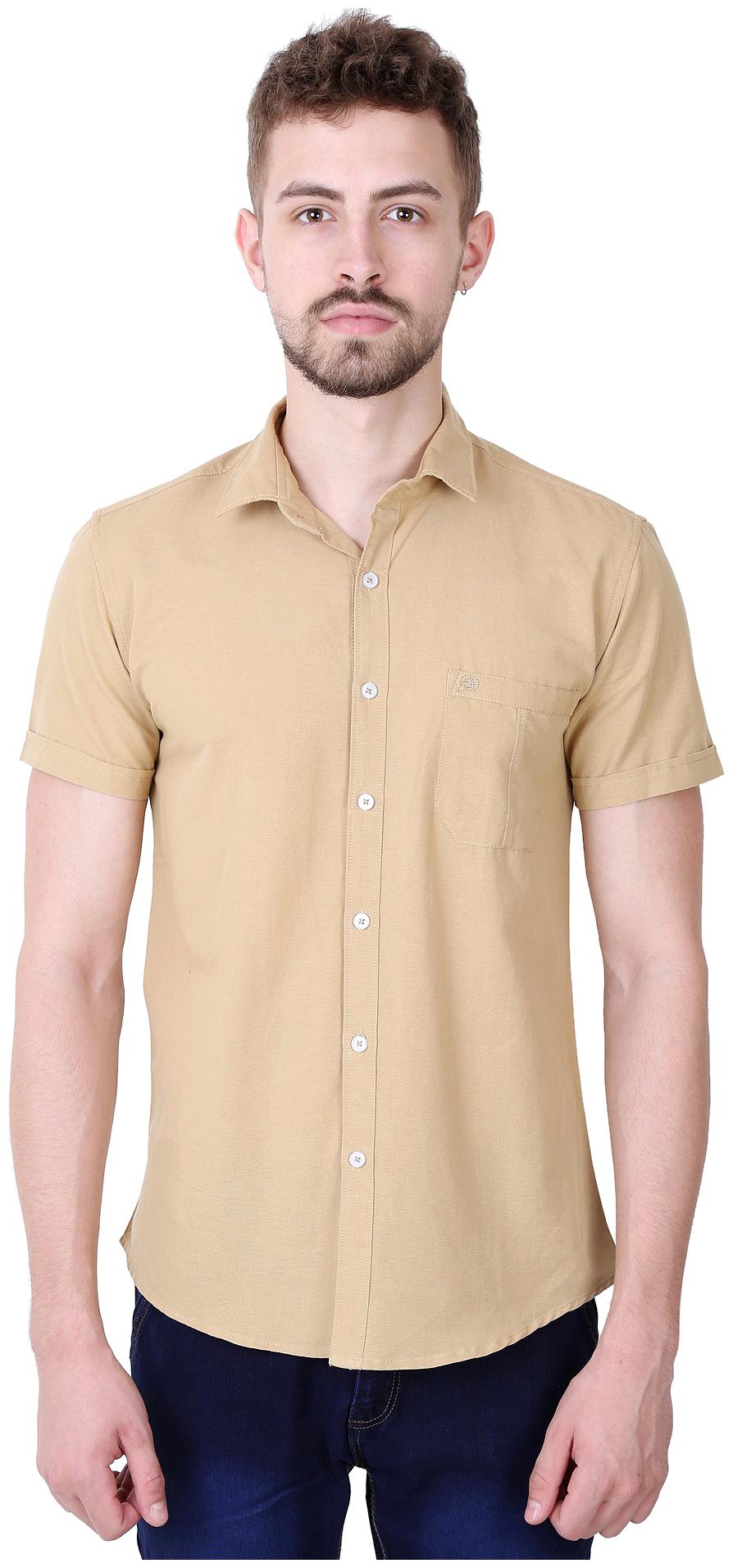 

Speak Men Brown Solid Slim Fit Casual Shirt