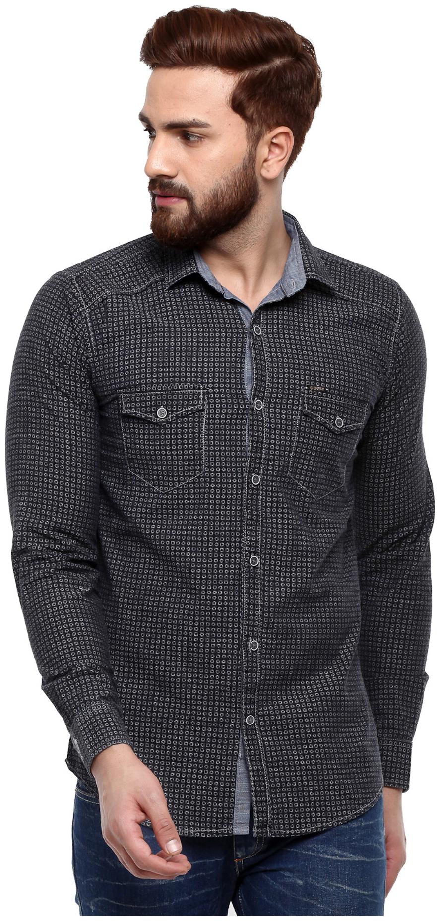 

Speak Men Black Checked Slim Fit Casual Shirt