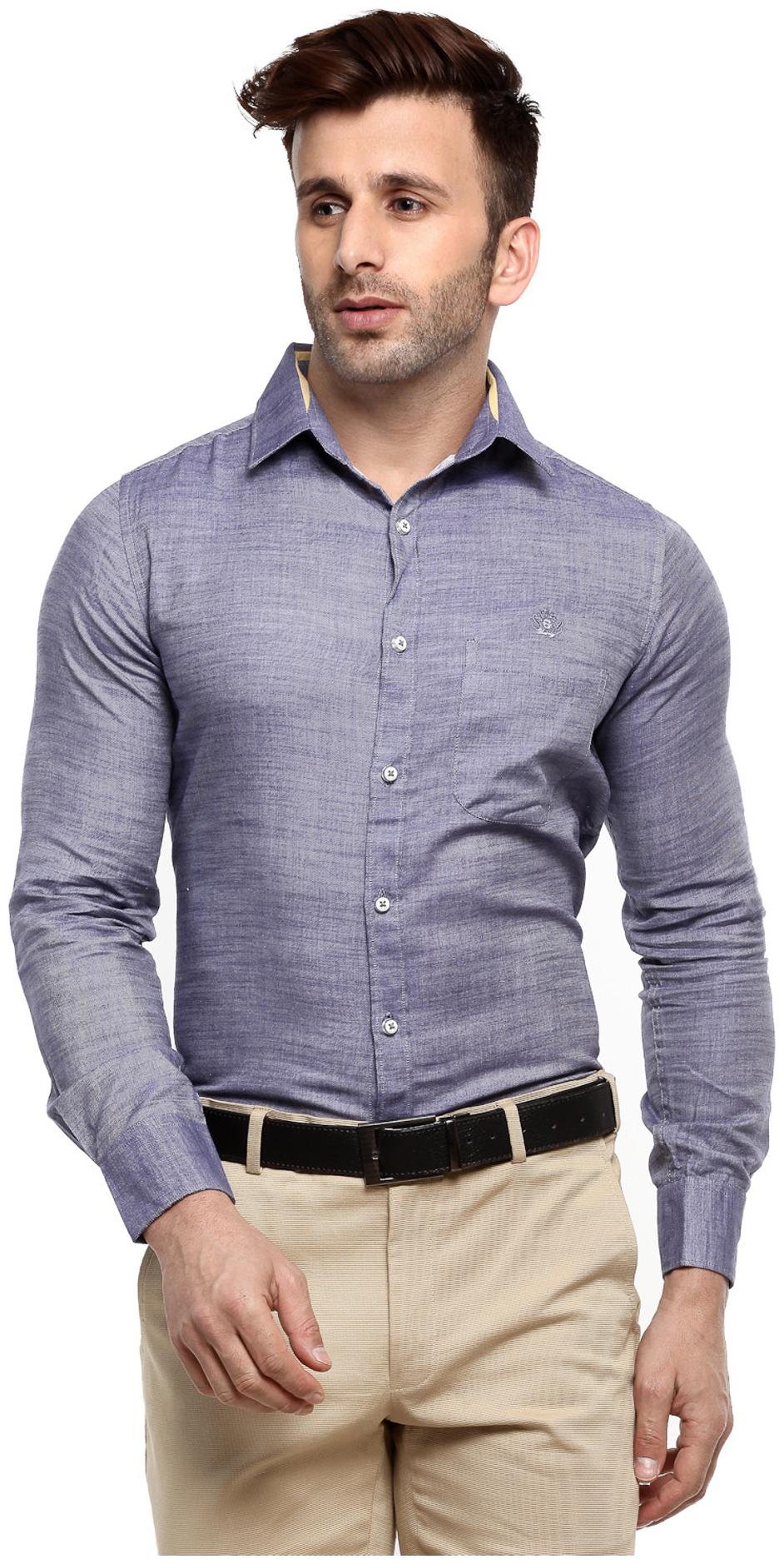 

Speak Men Slim fit Formal Shirt - Blue