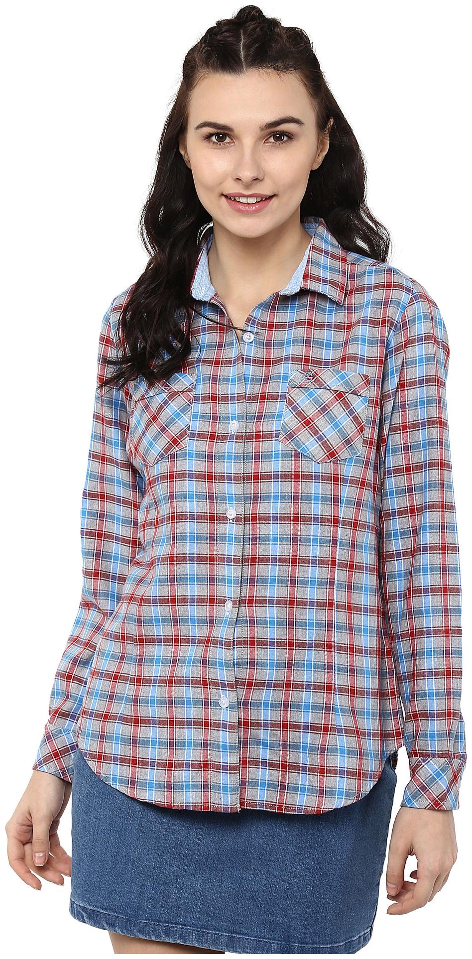 

Speak Women Multi Checked Slim Fit Shirt