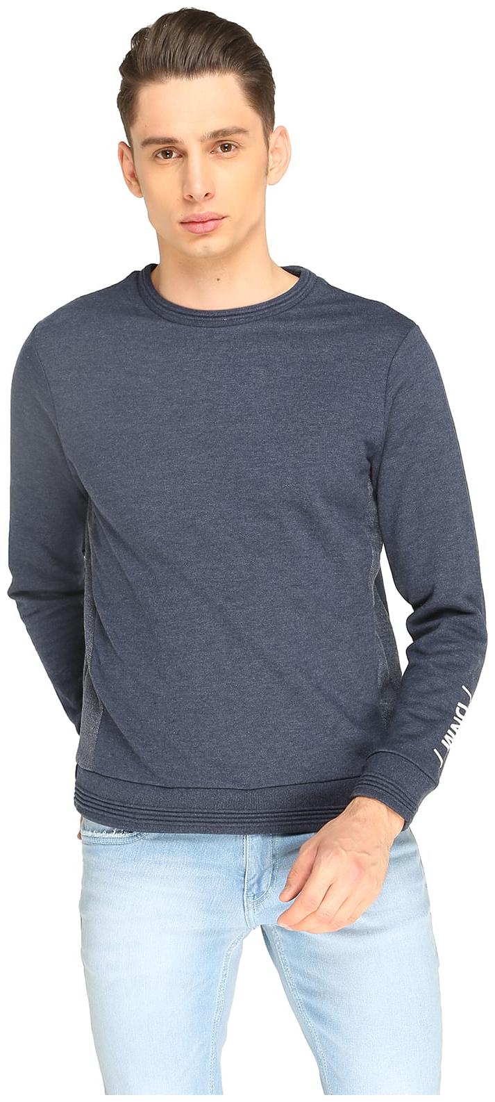 

Splash Men Blue Round neck Sweatshirt