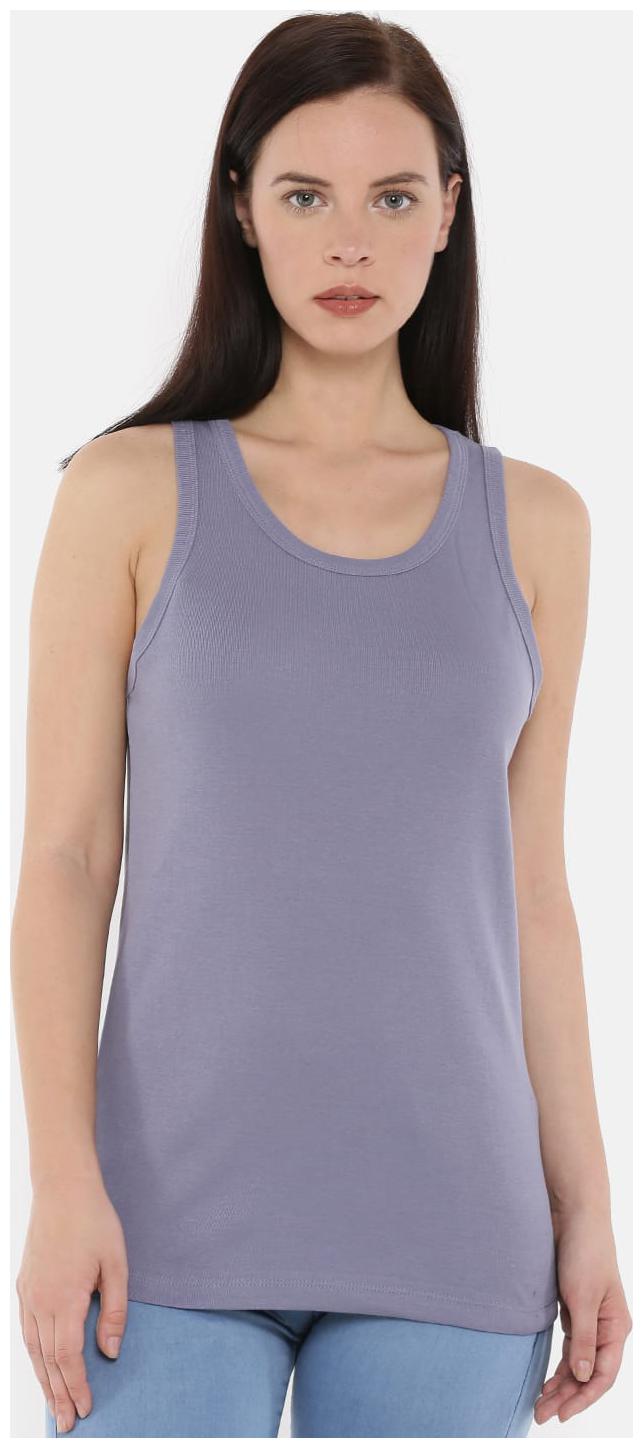 

Splash Women Purple Regular fit Round neck Blended T shirt