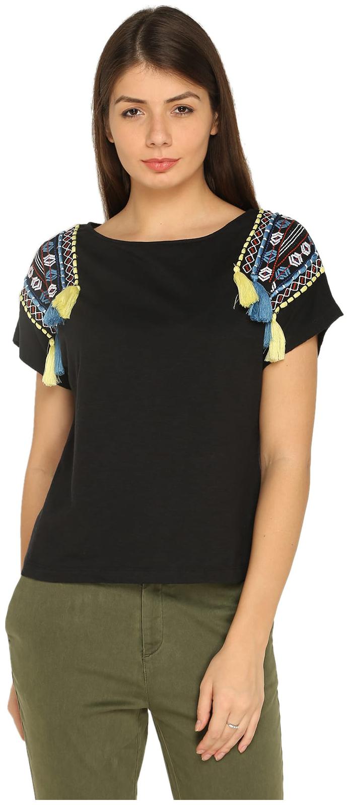 

Splash Women Embellished Regular top - Cream