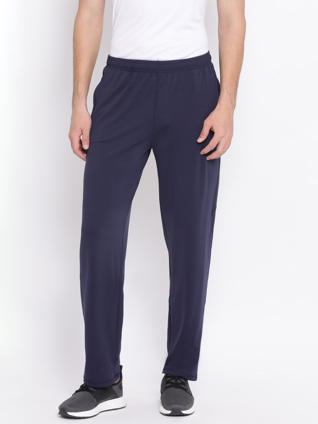 

SPOLEI Men Blue Solid Regular fit Track pants