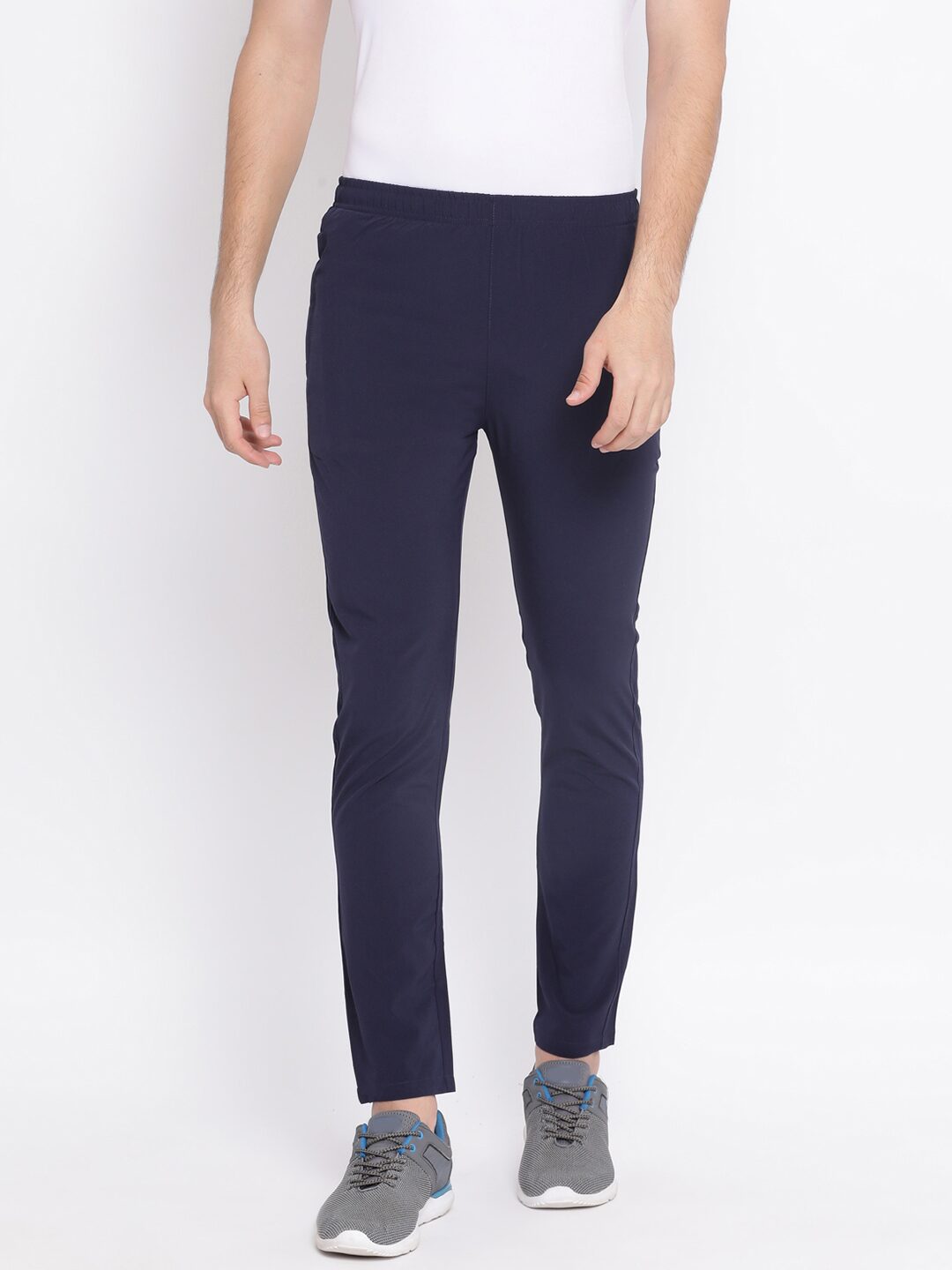 

SPOLEI Men Blue Solid Regular fit Track pants