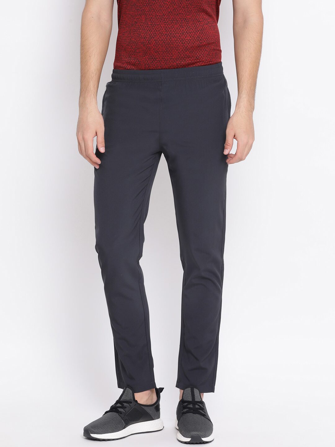 

SPOLEI Men Grey Solid Regular fit Track pants