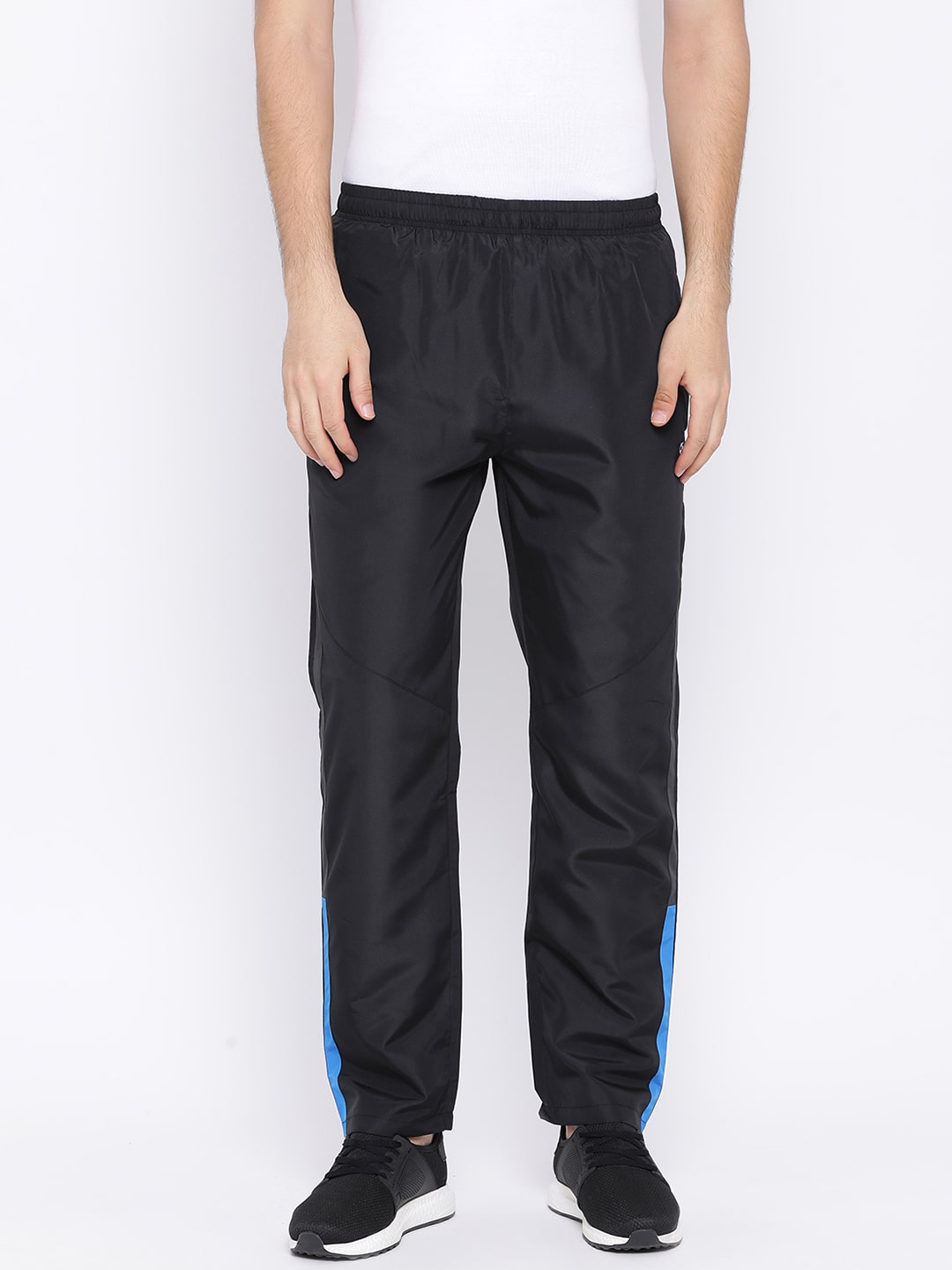 

SPOLEI Men Black Solid Regular fit Track pants