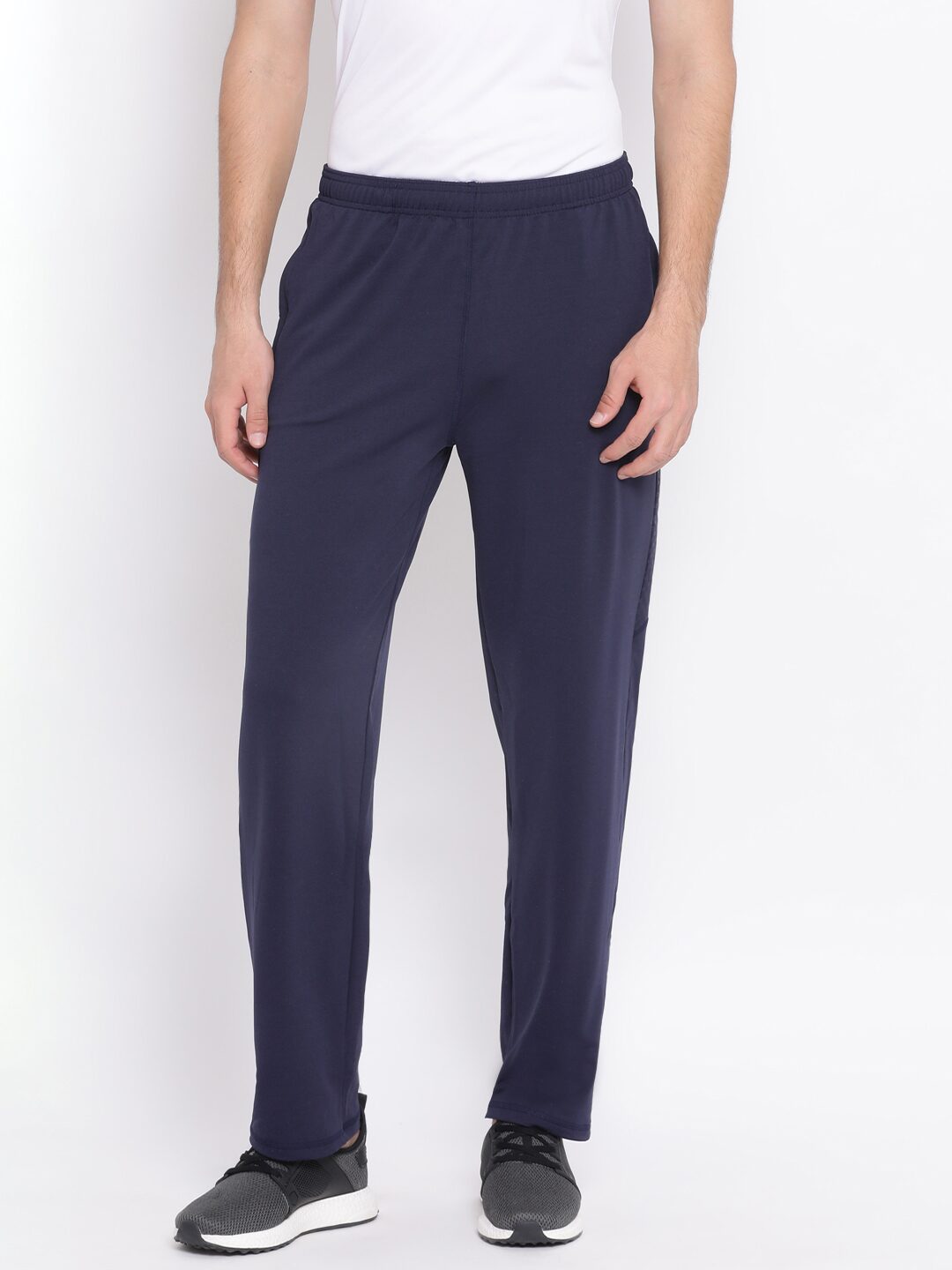 

SPOLEI Men Blue Solid Regular fit Track pants
