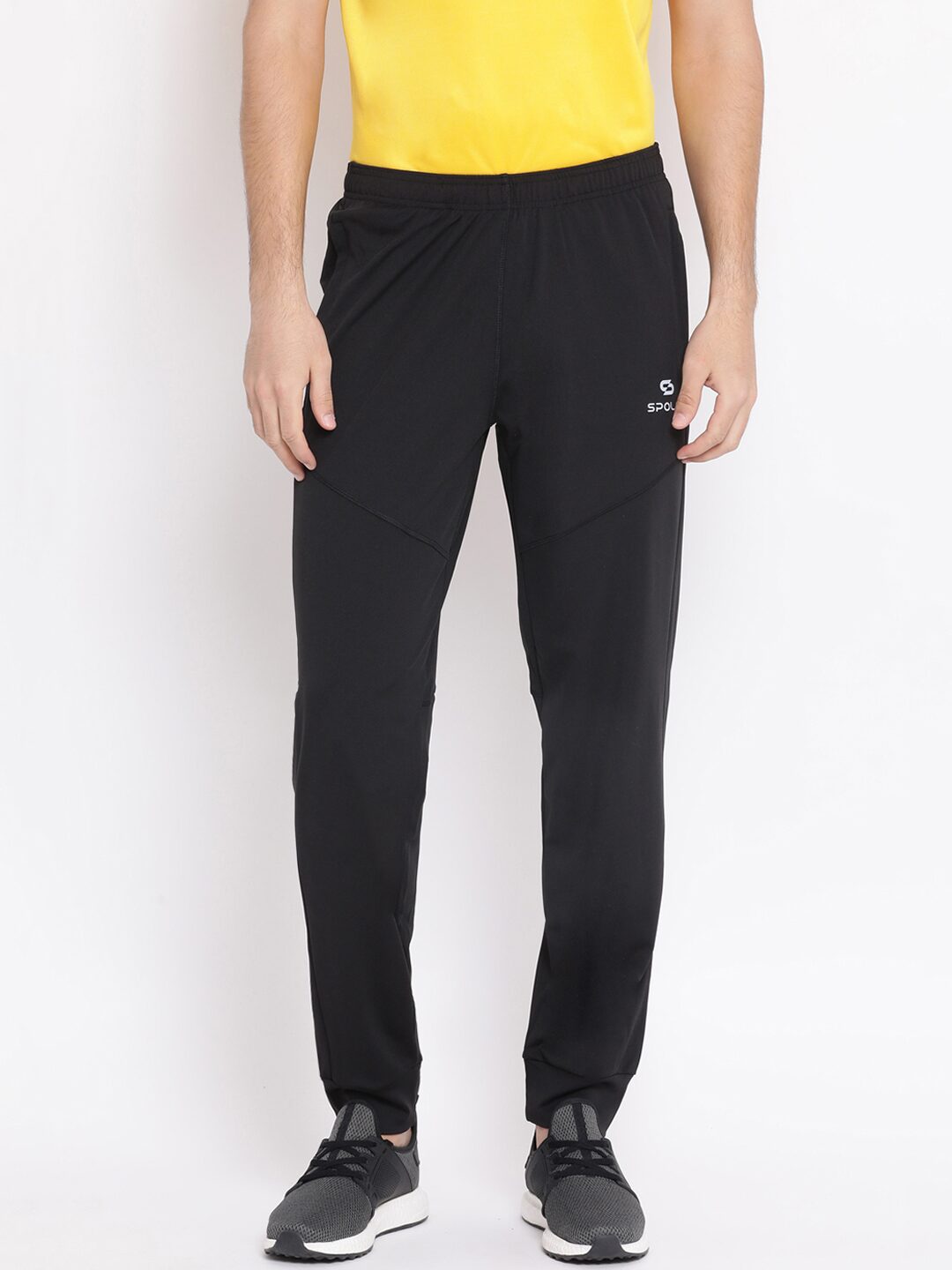 

SPOLEI Men Black Solid Regular fit Joggers