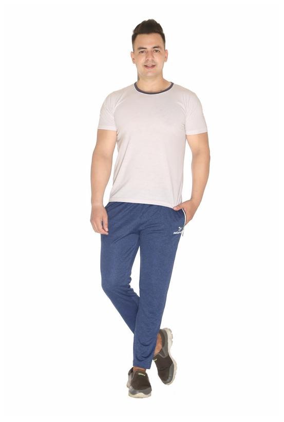

SPORTSKRAFT Men Blue Solid Regular fit Track pants
