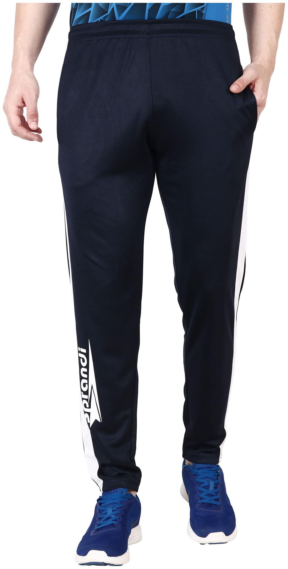 

Sprandi Men Blue Solid Regular fit Track pants