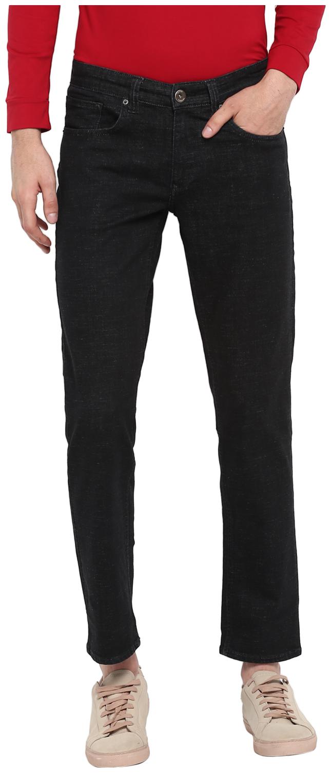 

Spykar Men Black Regular Fit Jeans