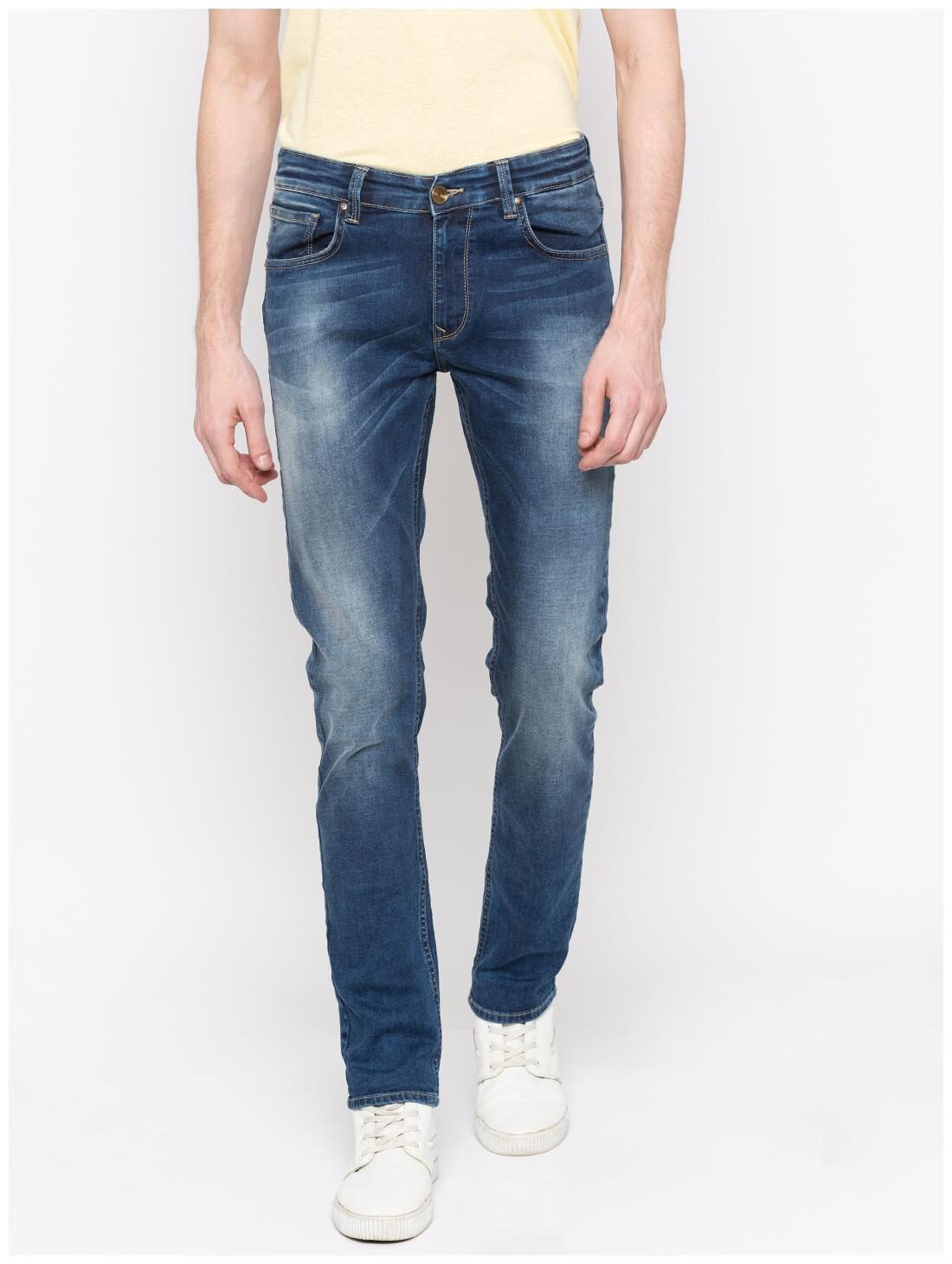 

Spykar Men Blue Tapered Fit Jeans