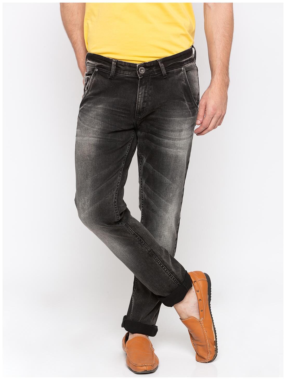 

Spykar Men Black Skinny Fit Jeans