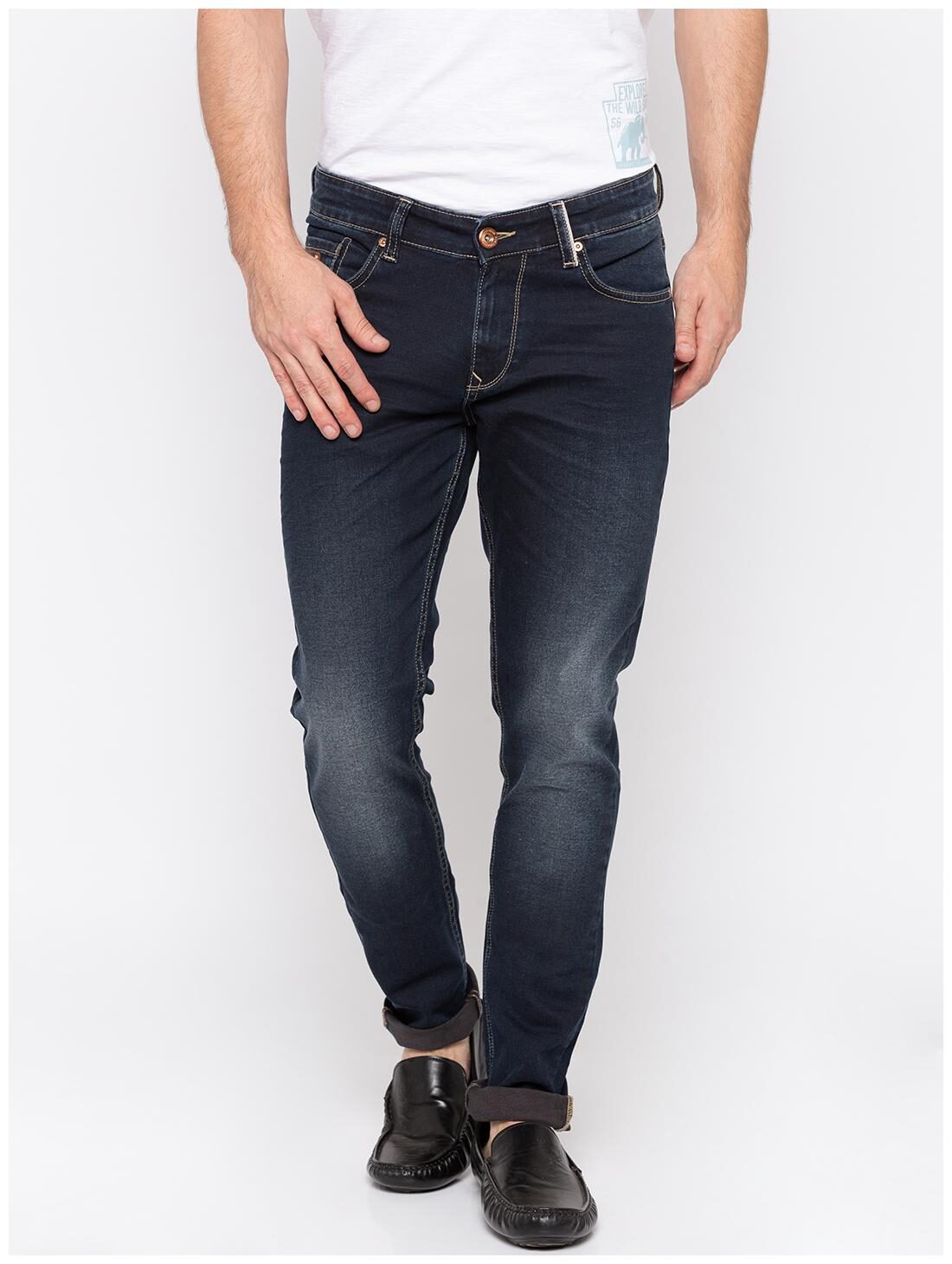 

Spykar Men Blue Super Skinny Fit Jeans